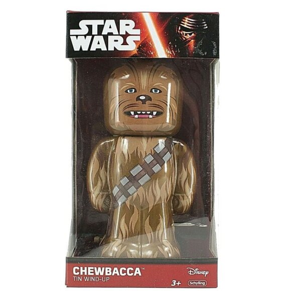 Schylling Star Wars 7" Inch Chewbacca Tin Wind Up Collectible Toy - Picture 1 of 4